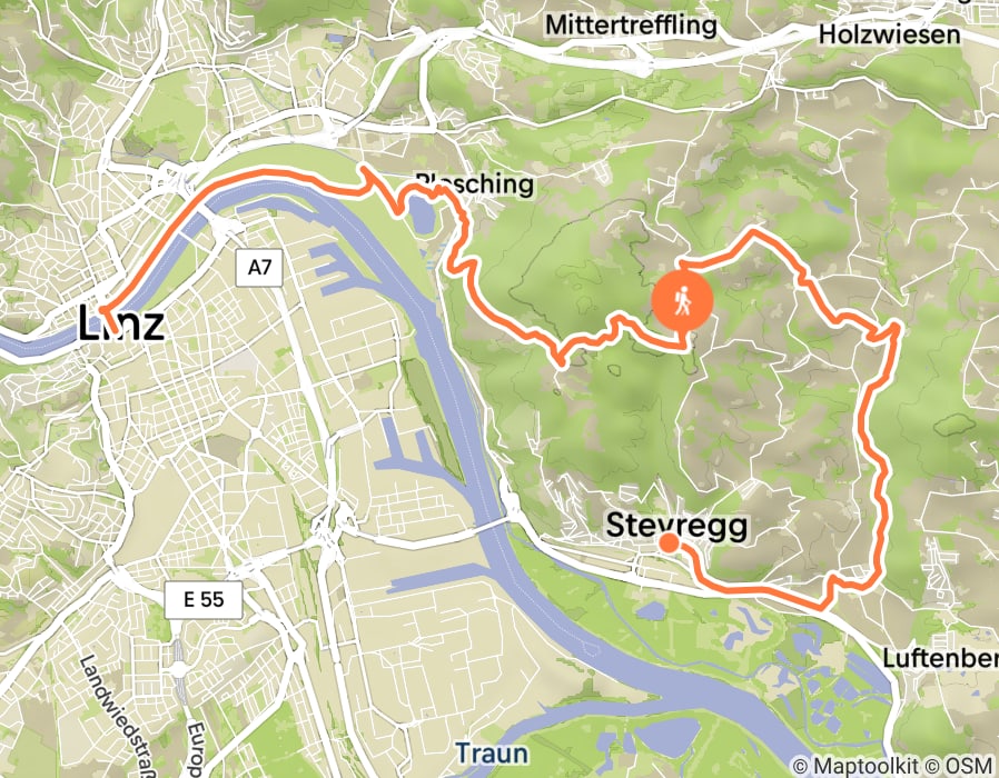 Karte der Tour