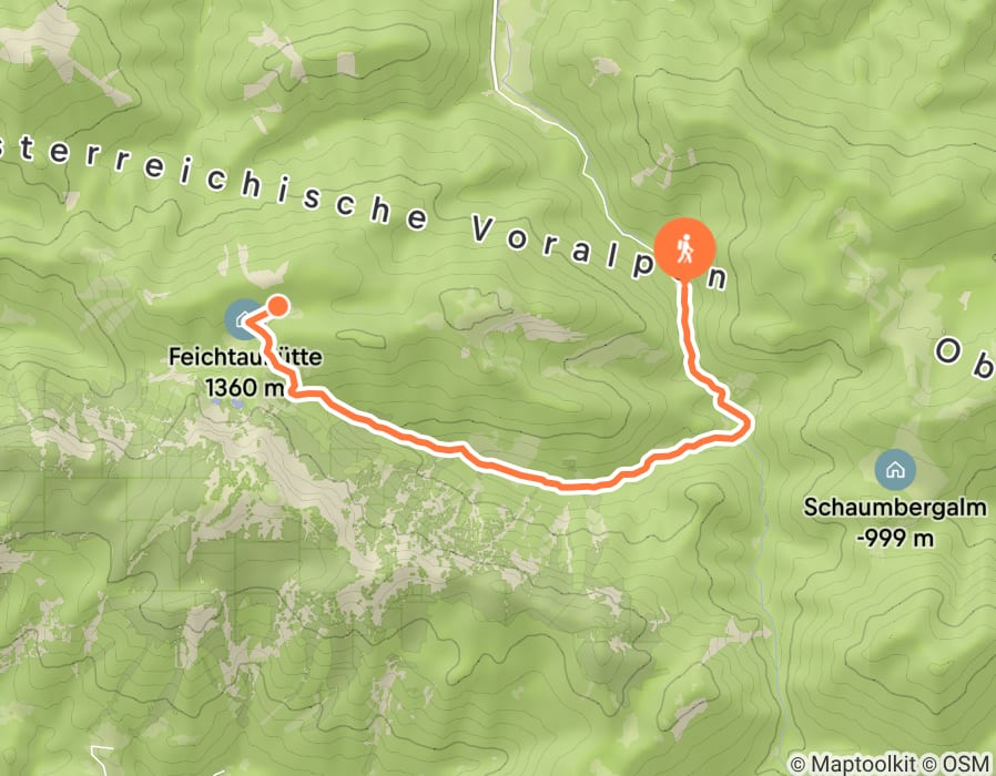 Karte der Tour