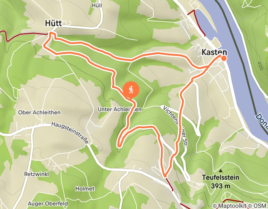 Karte der Tour