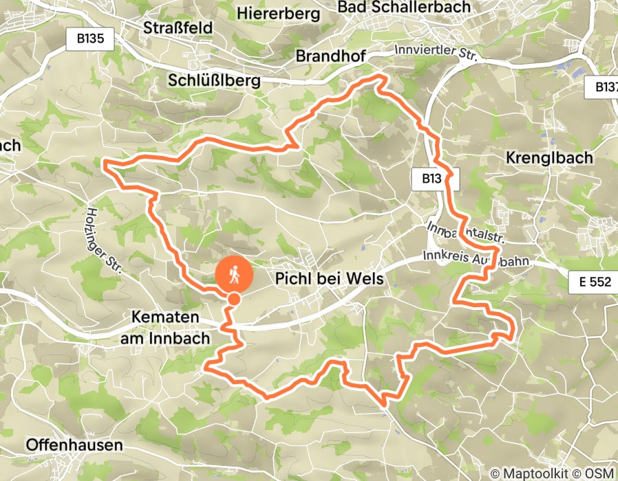 Karte der Tour