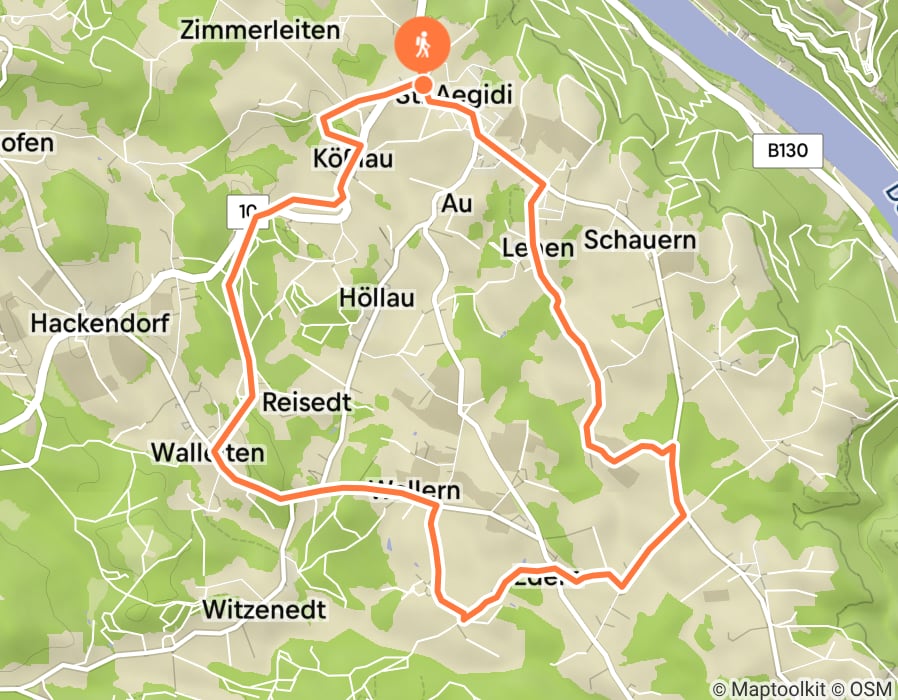 Karte der Tour