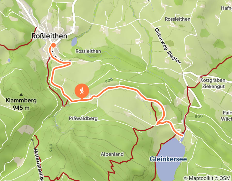 Karte der Tour