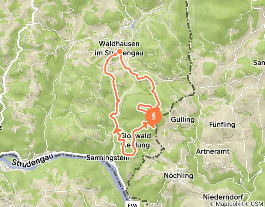 Karte der Tour