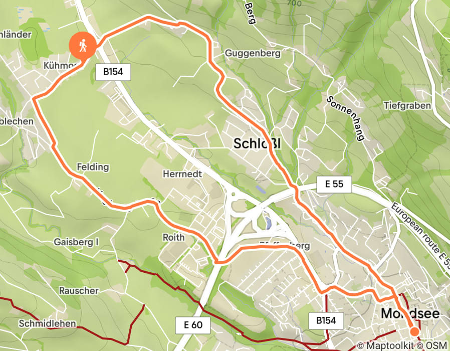 Karte der Tour