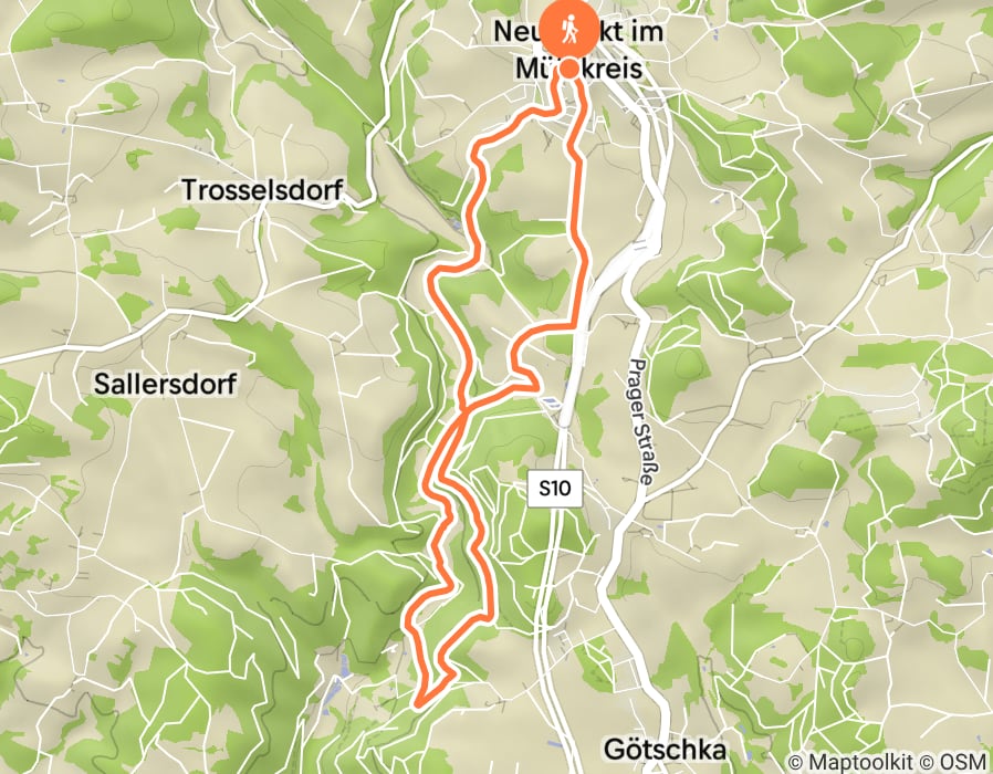 Karte der Tour