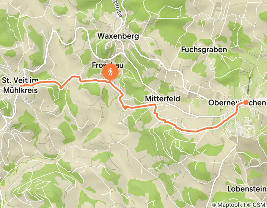 Karte der Tour