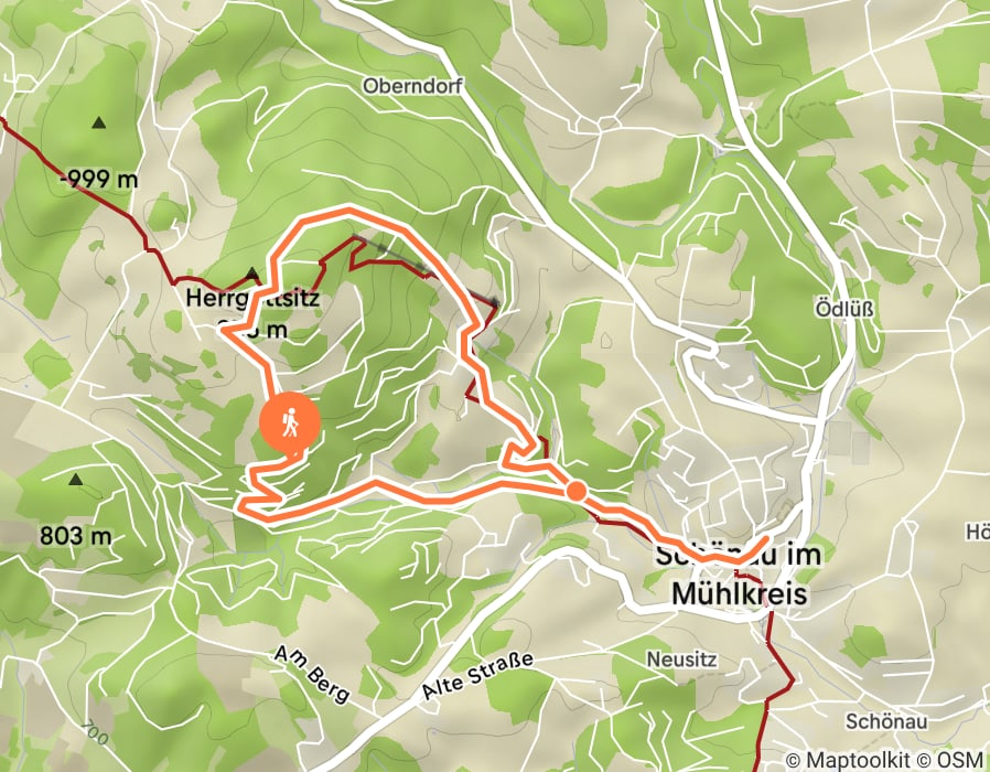 Karte der Tour