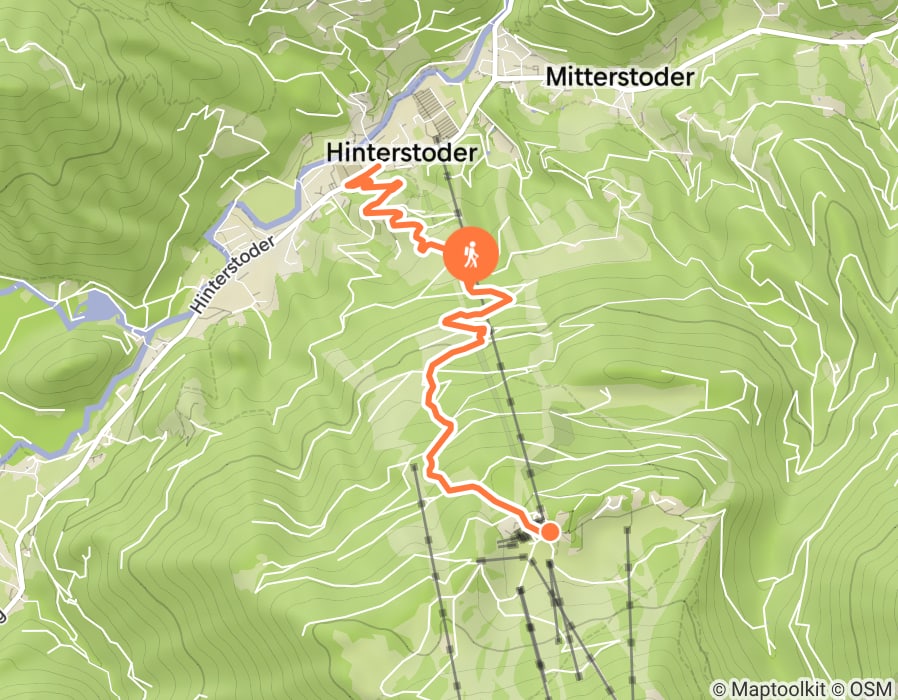 Karte der Tour