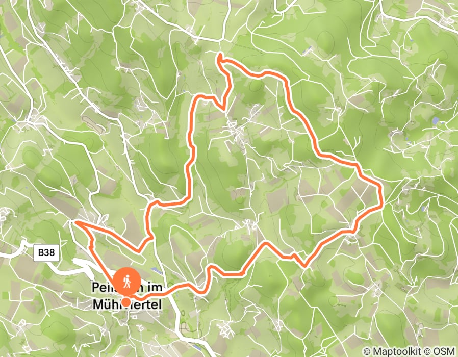 Karte der Tour