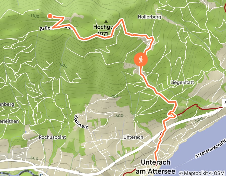 Karte der Tour