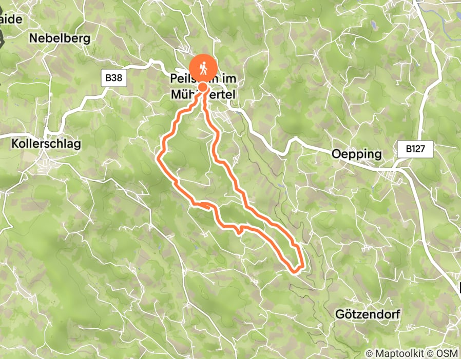 Karte der Tour