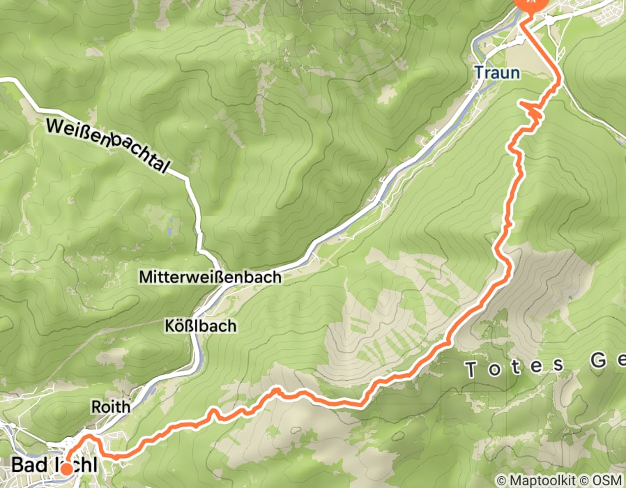 Karte der Tour