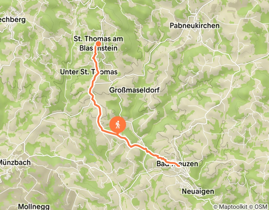 Karte der Tour