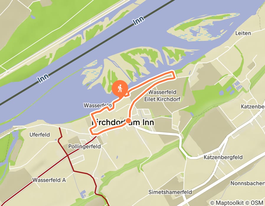 Karte der Tour