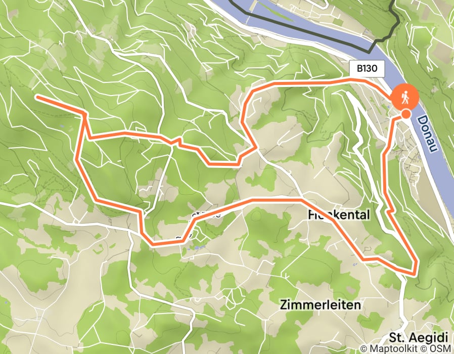 Karte der Tour