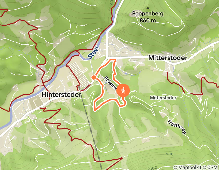 Karte der Tour