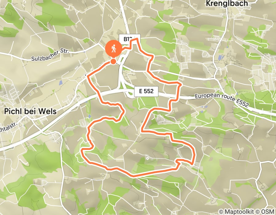 Karte der Tour