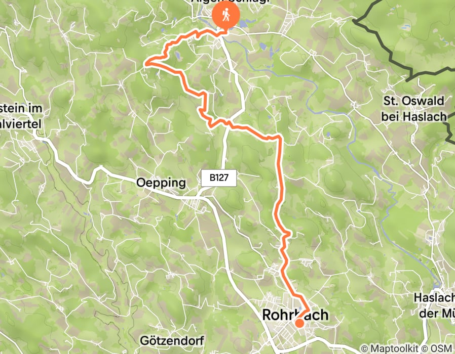 Karte der Tour