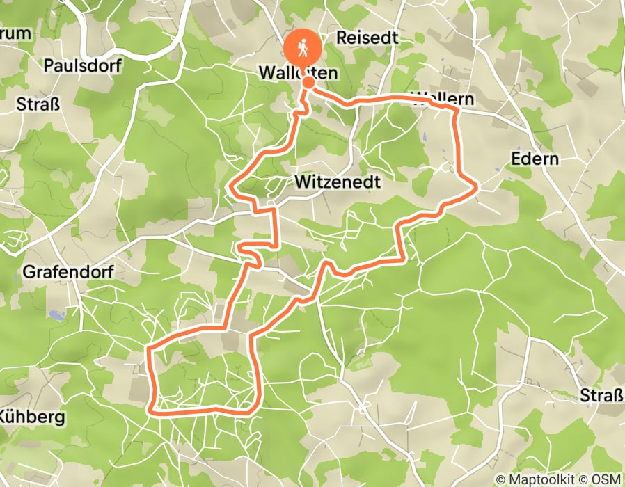 Karte der Tour
