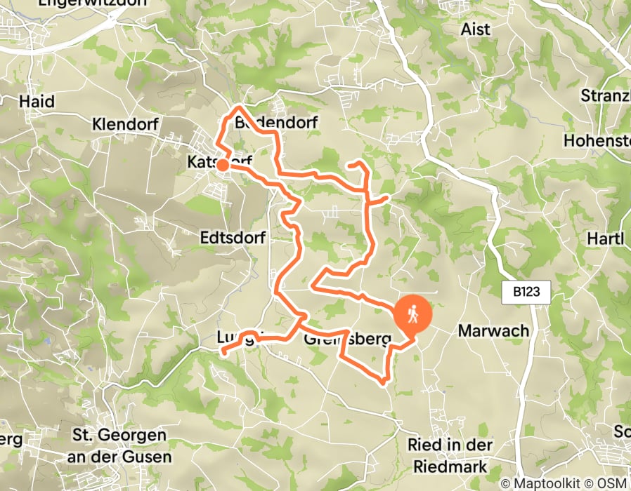 Karte der Tour