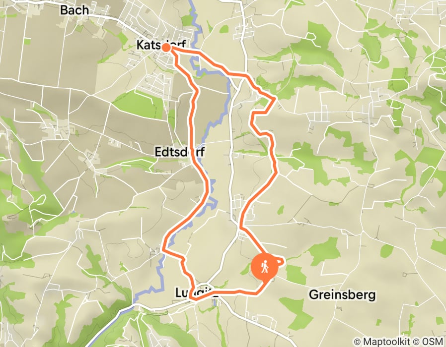 Karte der Tour