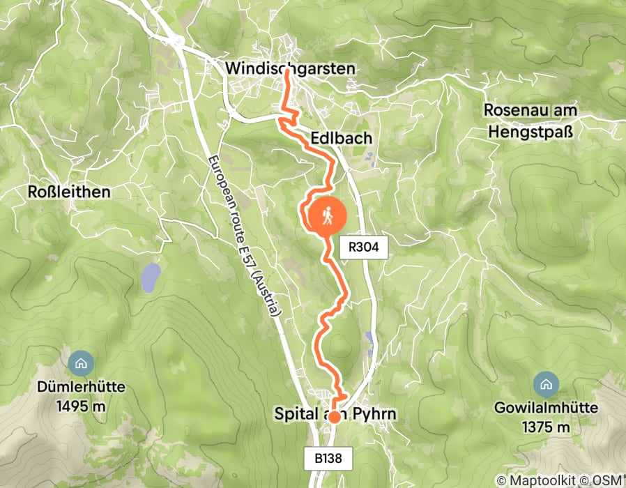 Karte der Tour