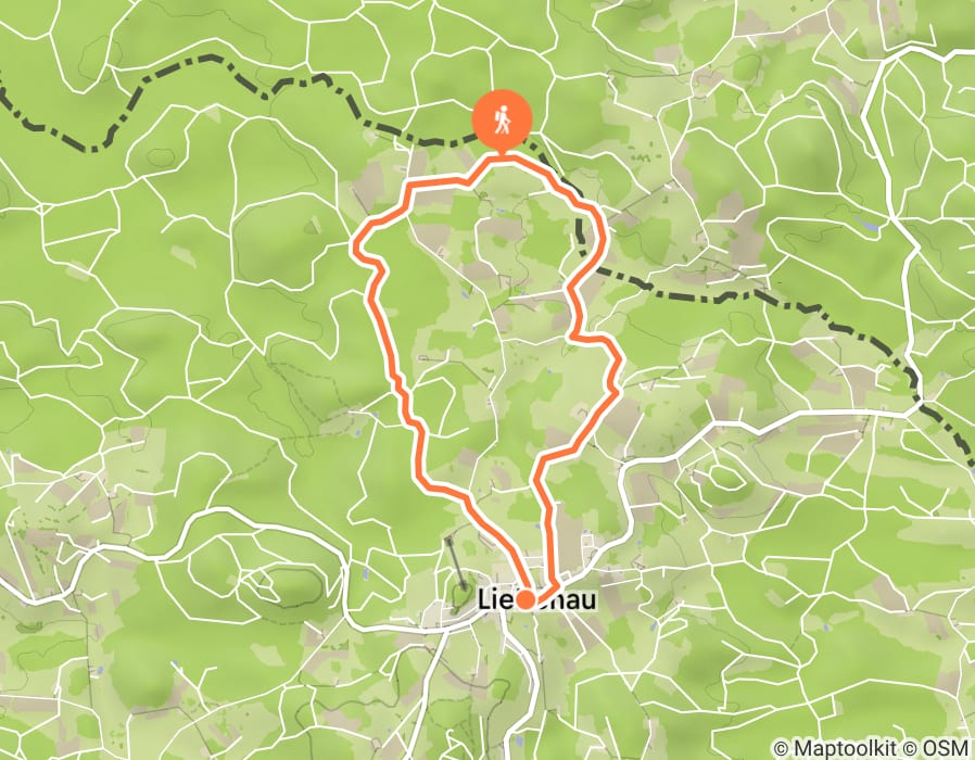 Karte der Tour