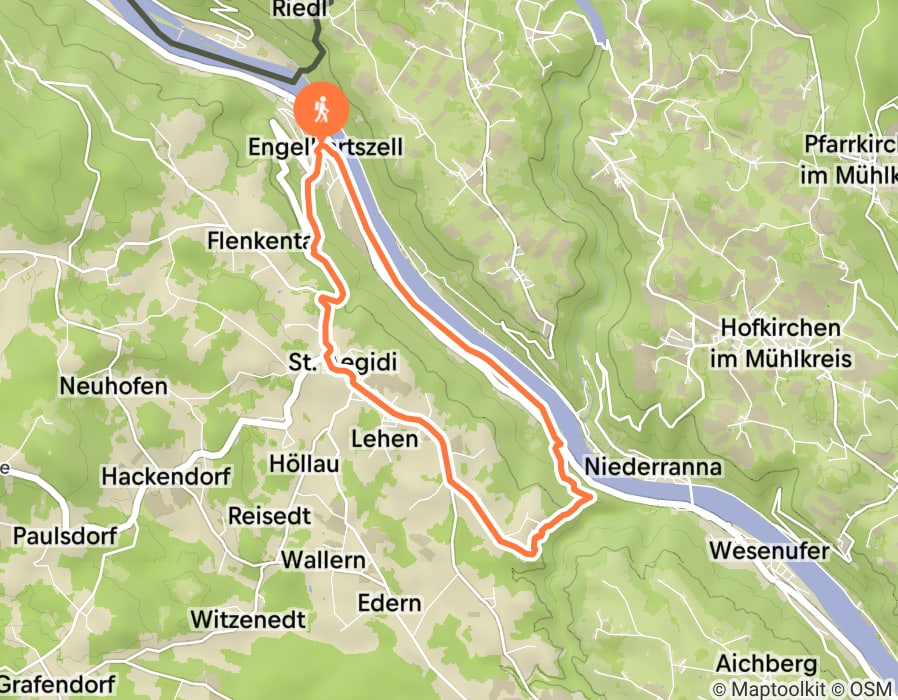 Karte der Tour