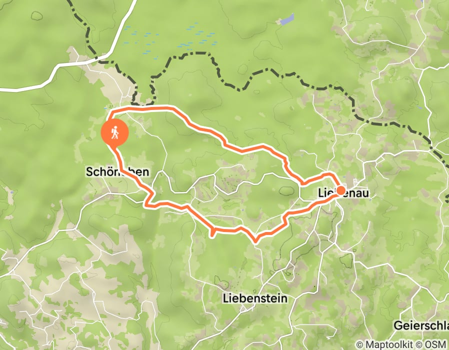 Karte der Tour