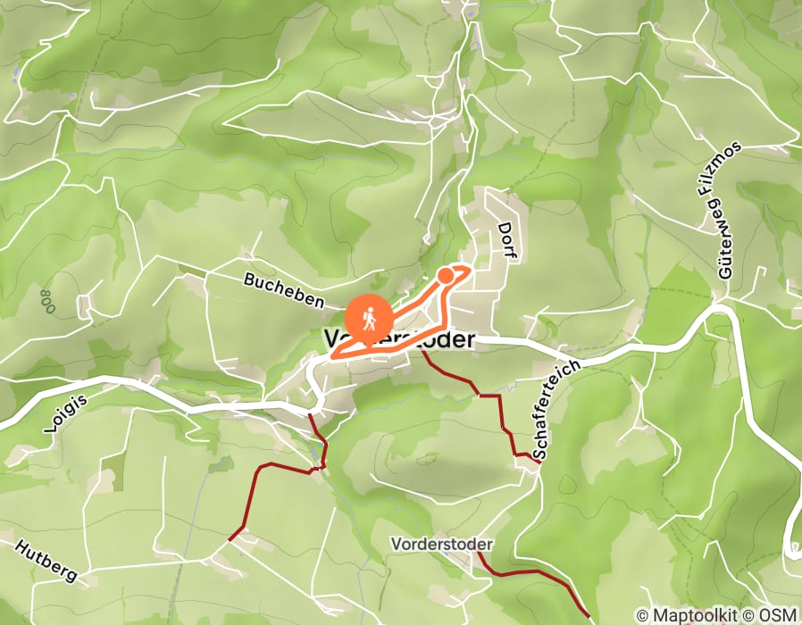 Karte der Tour