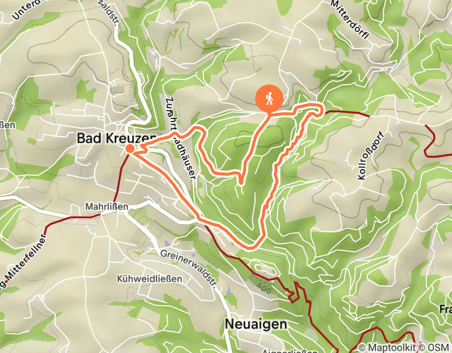 Karte der Tour