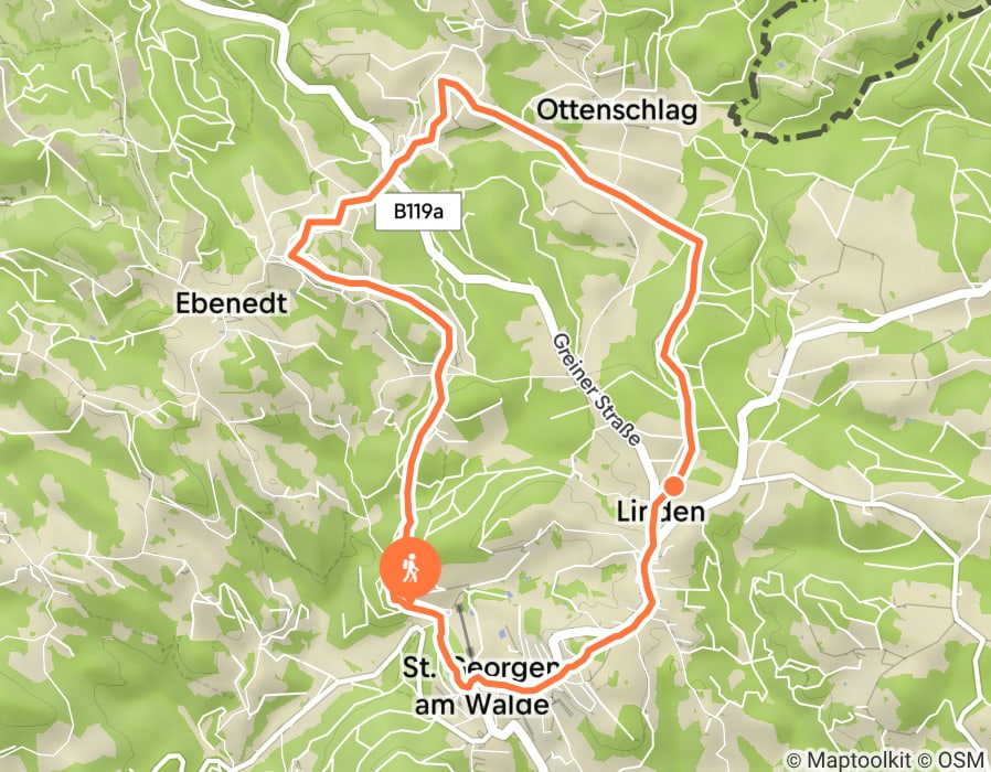 Karte der Tour