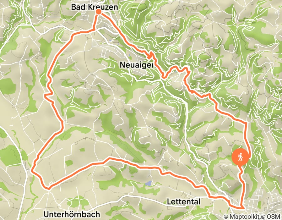 Karte der Tour