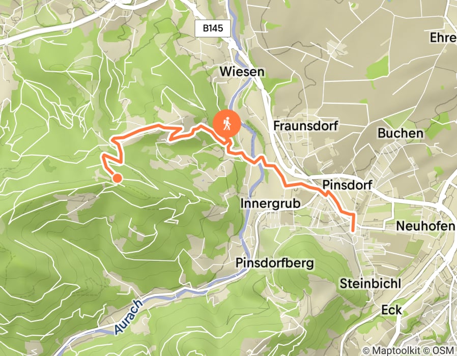 Karte der Tour