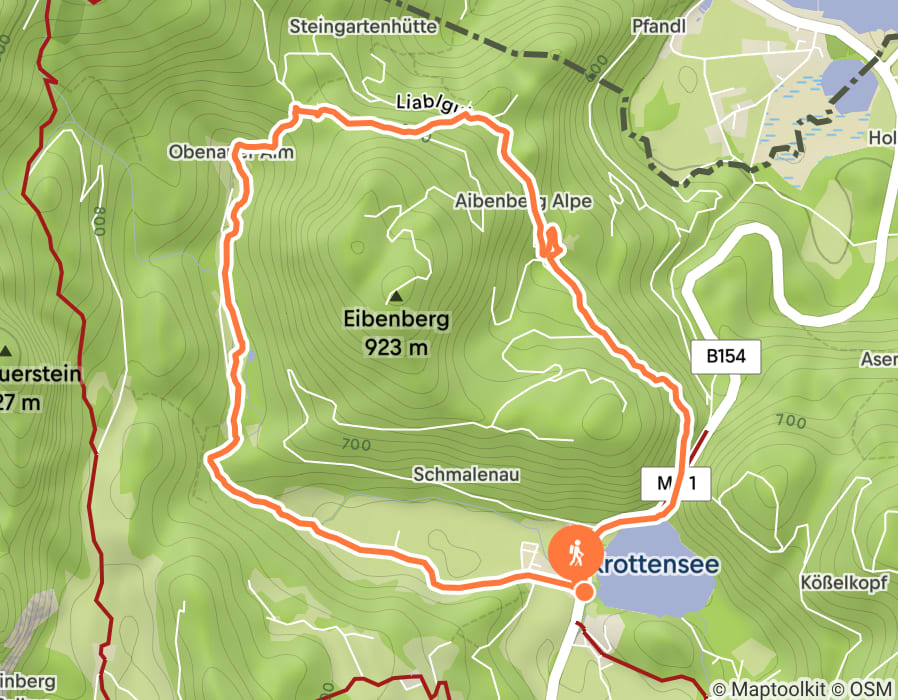 Karte der Tour