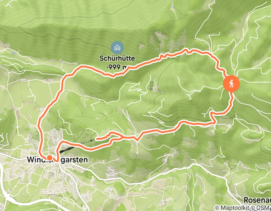 Karte der Tour