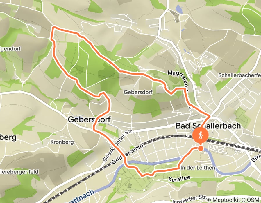 Karte der Tour