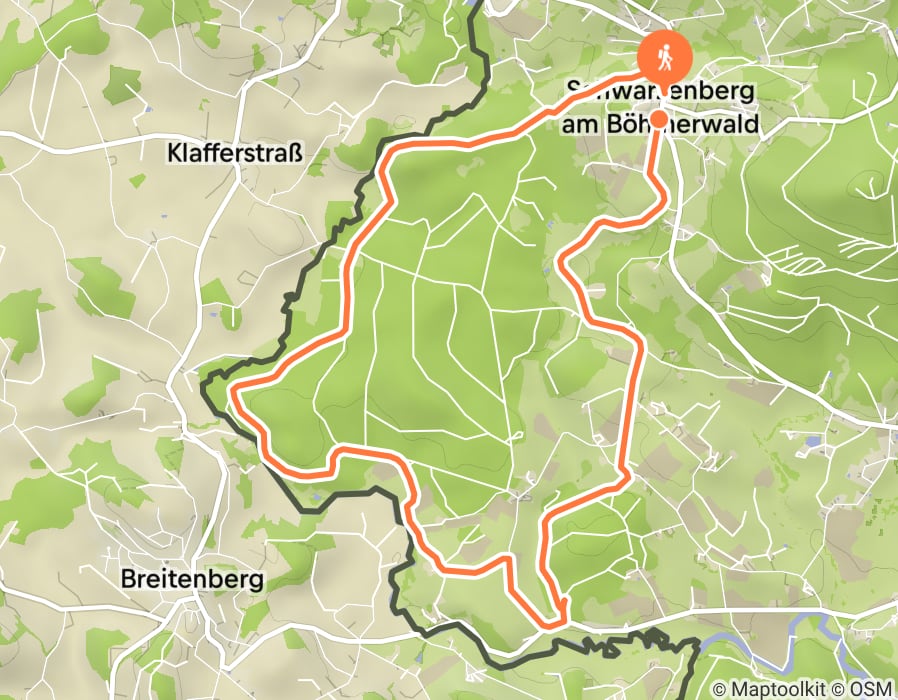 Karte der Tour