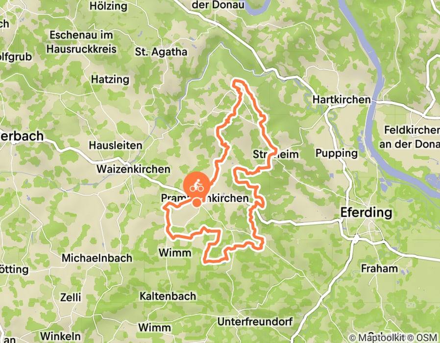 Karte der Tour