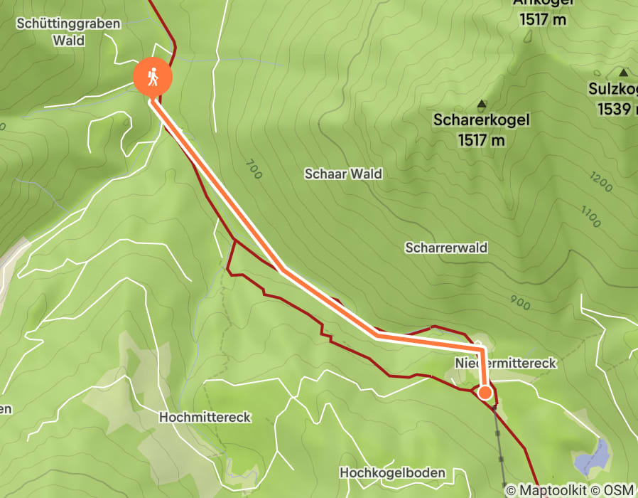Karte der Tour