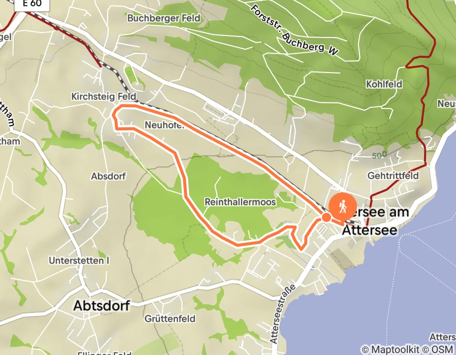 Karte der Tour