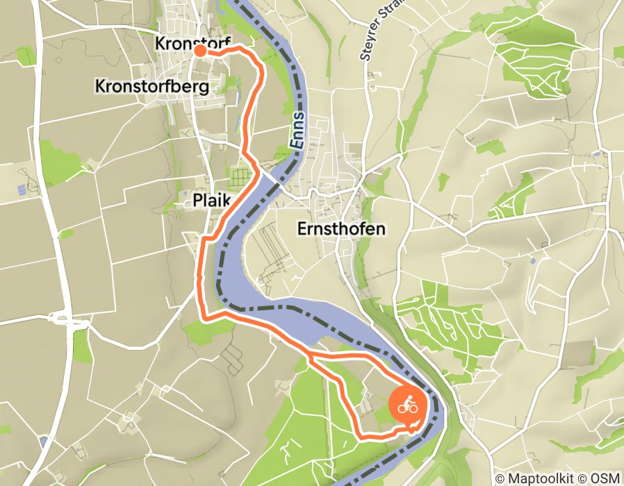Karte der Tour