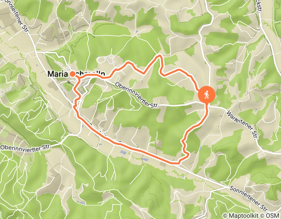 Karte der Tour