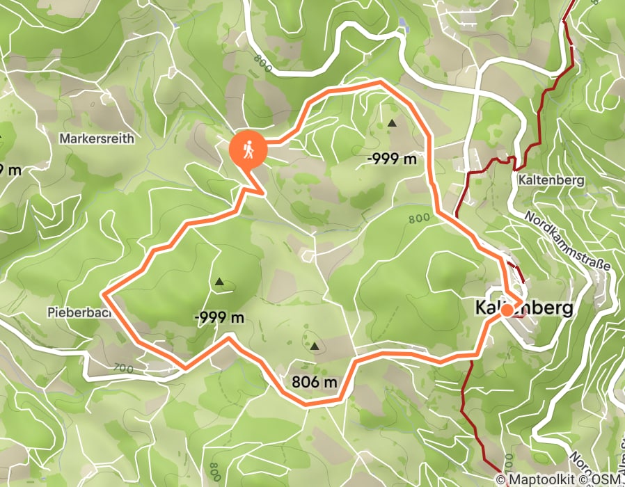 Karte der Tour