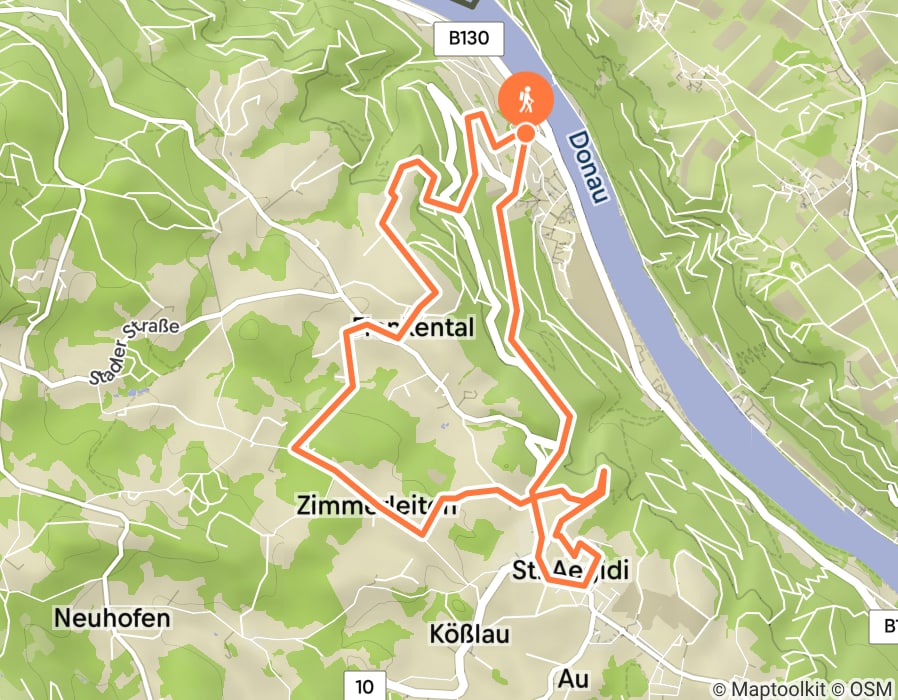 Karte der Tour