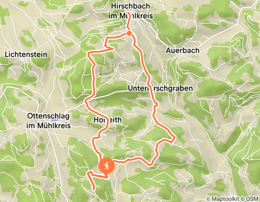 Karte der Tour