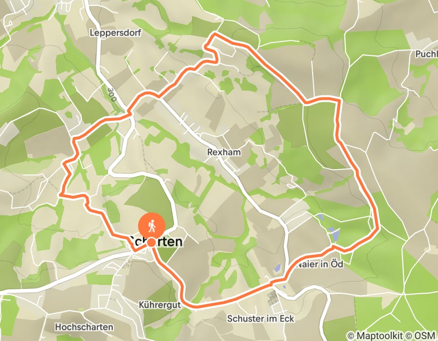 Karte der Tour