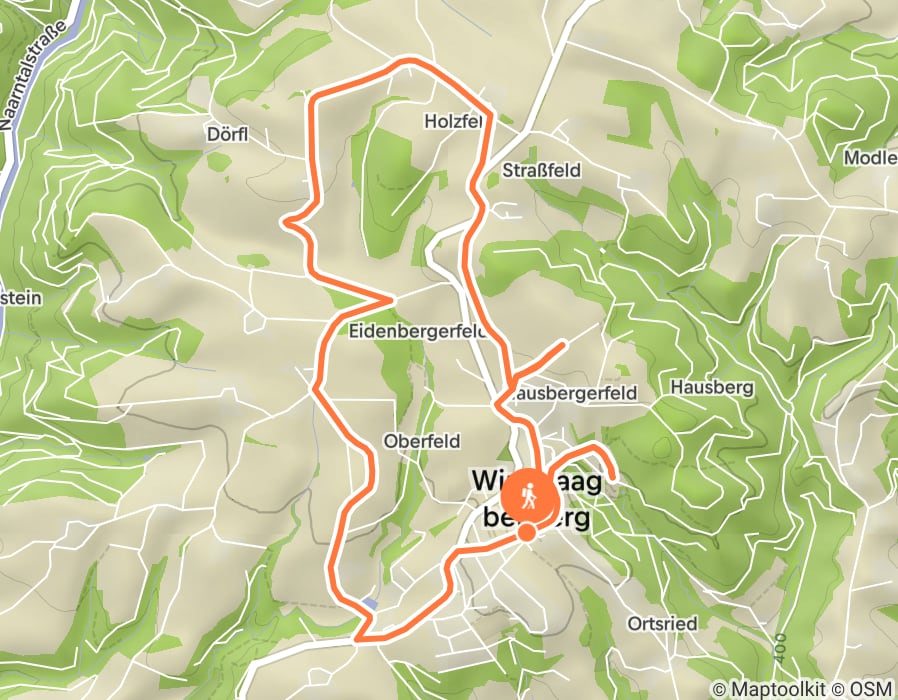 Karte der Tour