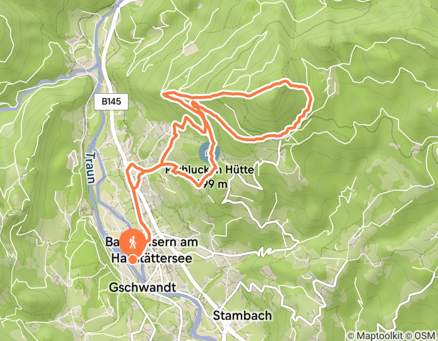 Karte der Tour