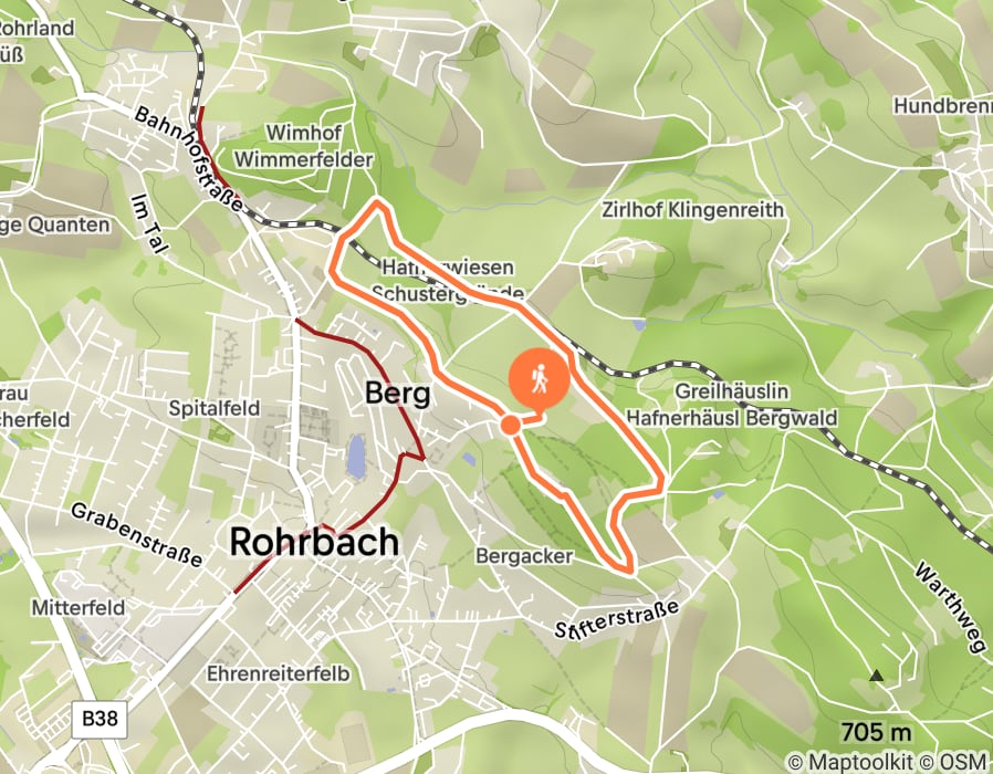 Karte der Tour